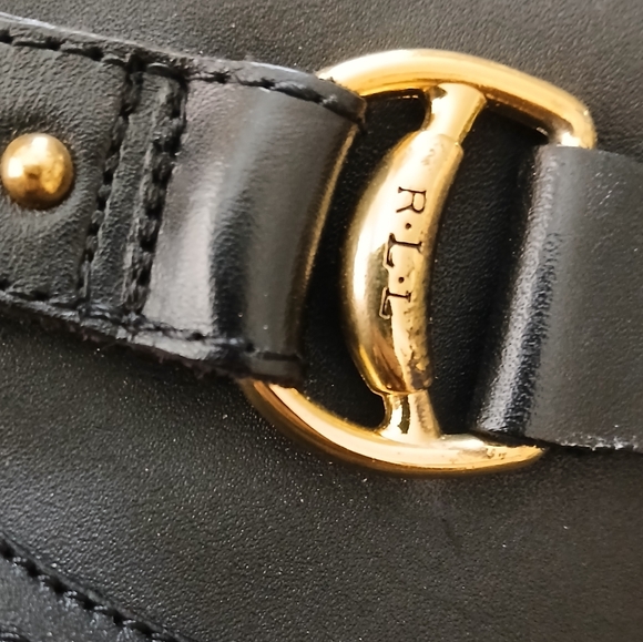 Lauren Ralph Lauren - Micah Black Leather Upper Tall Boots. Size 6.5B - Picture 12 of 12